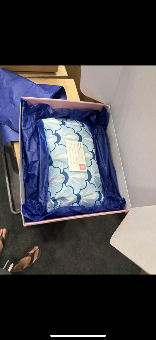 Blue Mahjong Tile Carrying Case