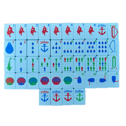 Travel Mahjong Tiles - Nautical