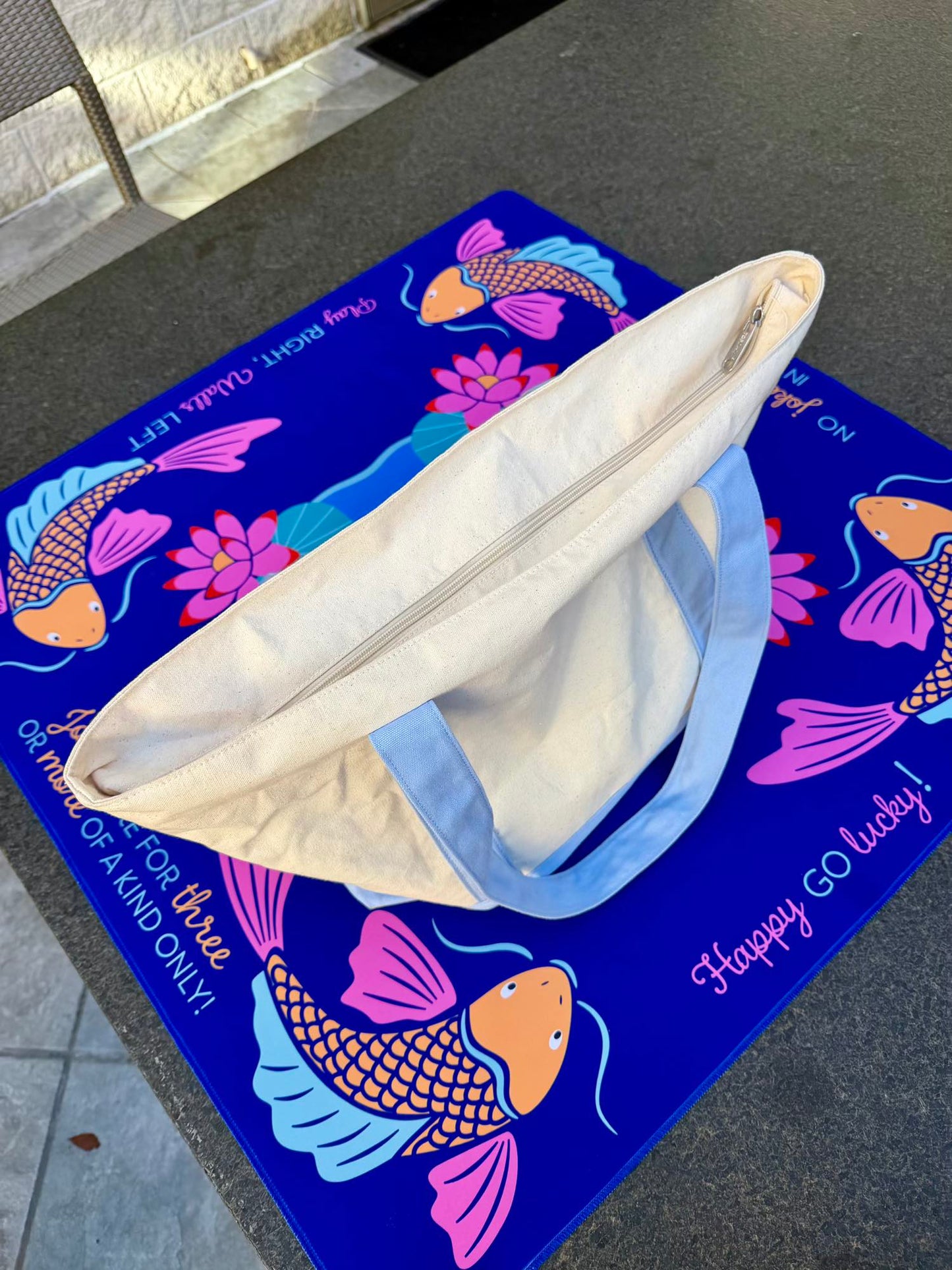 Zipper Carrying Tote For Mahjong Bundle