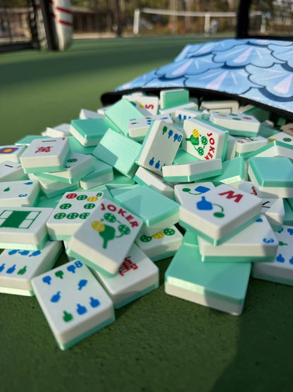Travel Mahjong Tiles - Pickleball