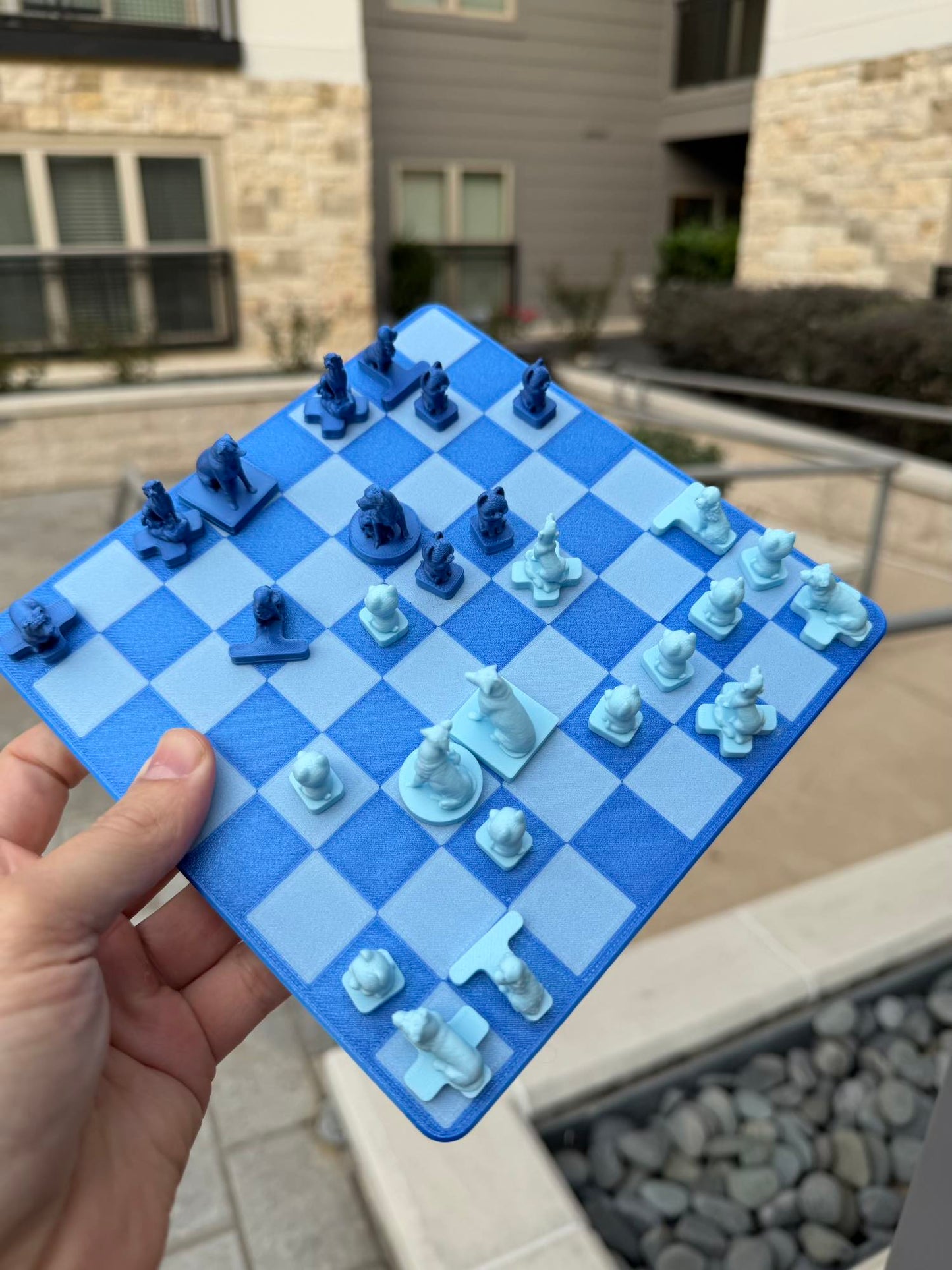 Fridge Chess - Dog Theme