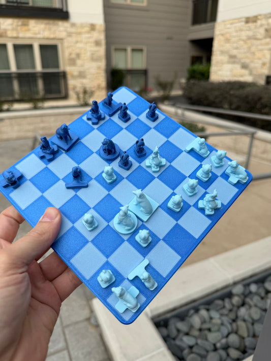 Fridge Chess - Dog Theme