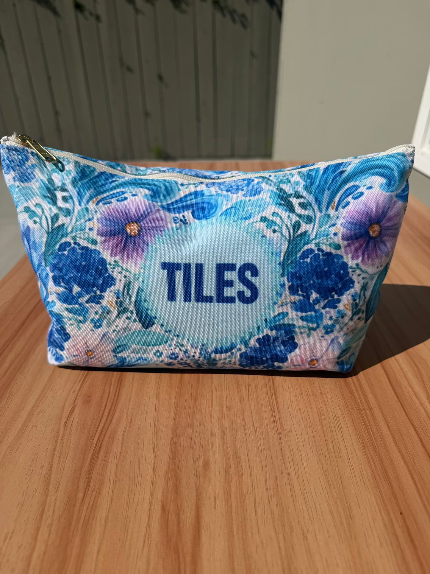 Spools Floral Mahjong Tile Pouch