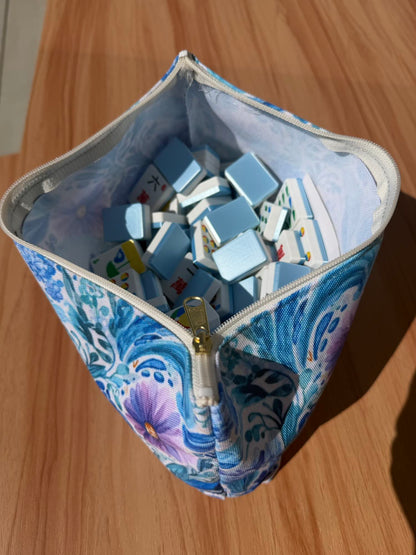 Spools Floral Mahjong Tile Pouch