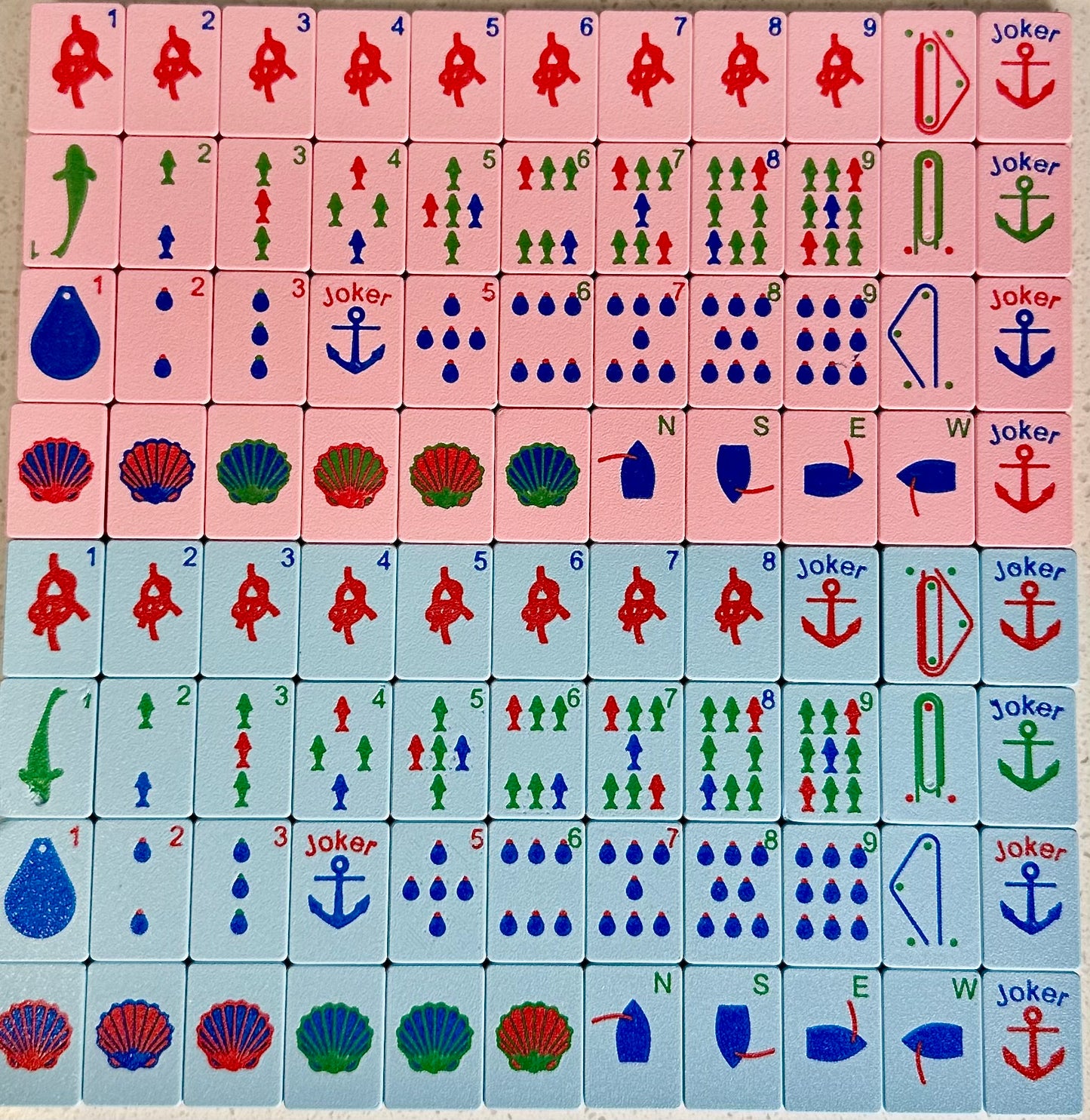YOUR LOGO on our Nautical Mahjong Tiles