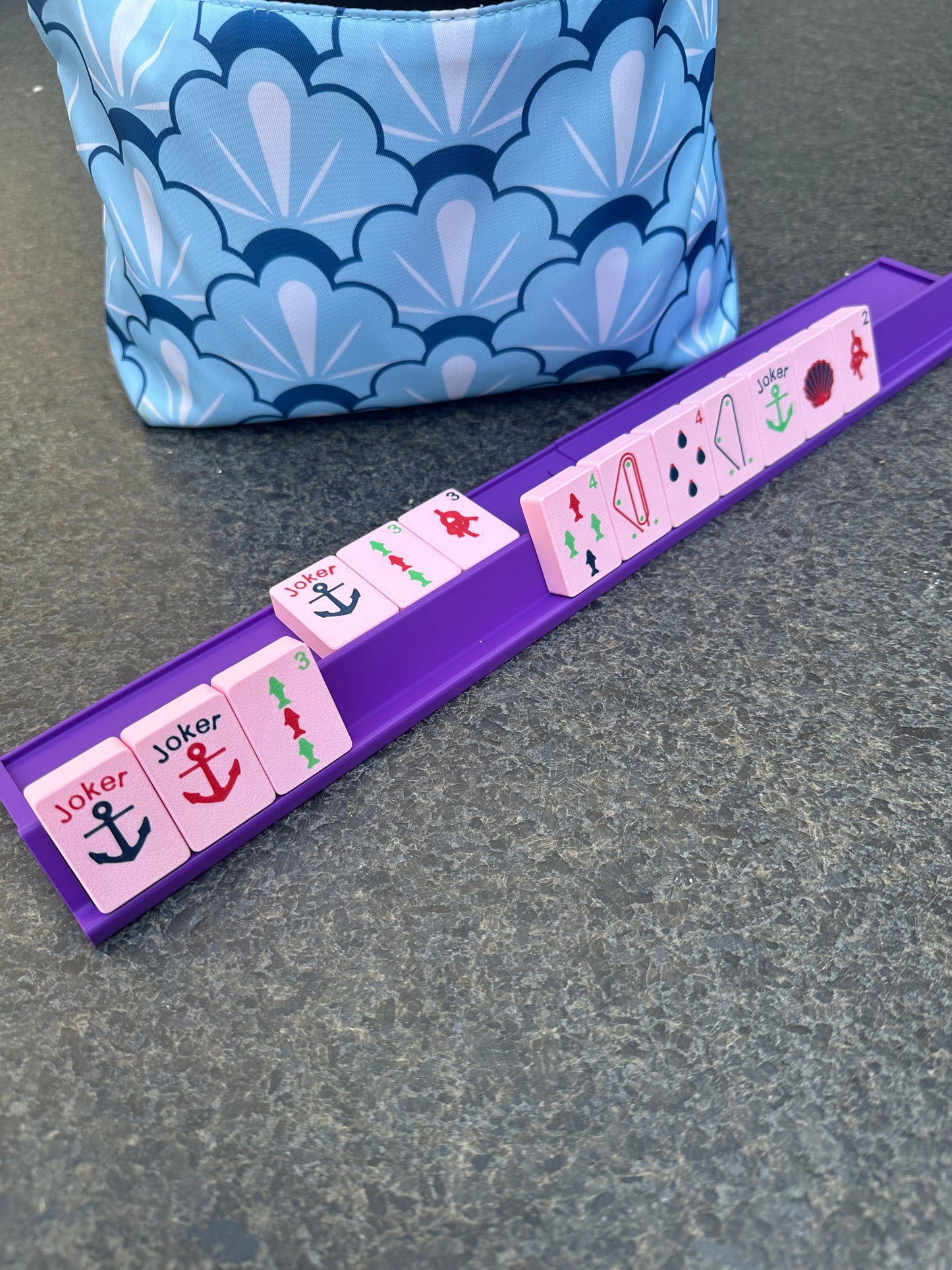 Mahjong Travel Racks for Full Size Tiles (4 Racks)