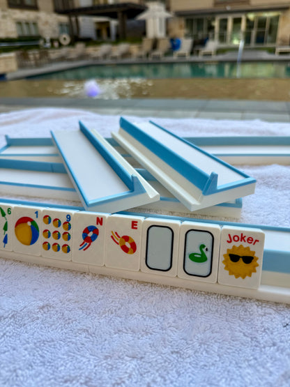 Mahjong Travel Racks for Full Size Tiles (4 Racks)