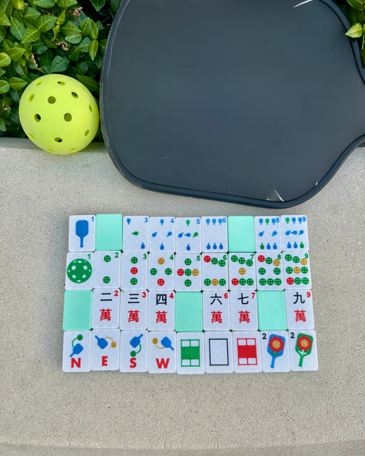 Travel Mahjong Tiles - Pickleball
