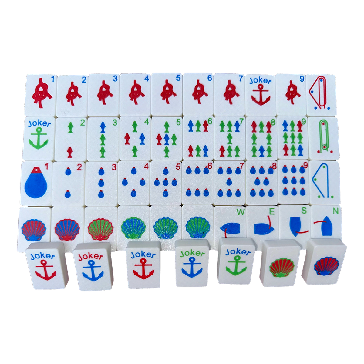 Travel Mahjong Tiles - Nautical