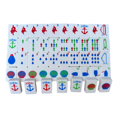 Travel Mahjong Tiles - Nautical